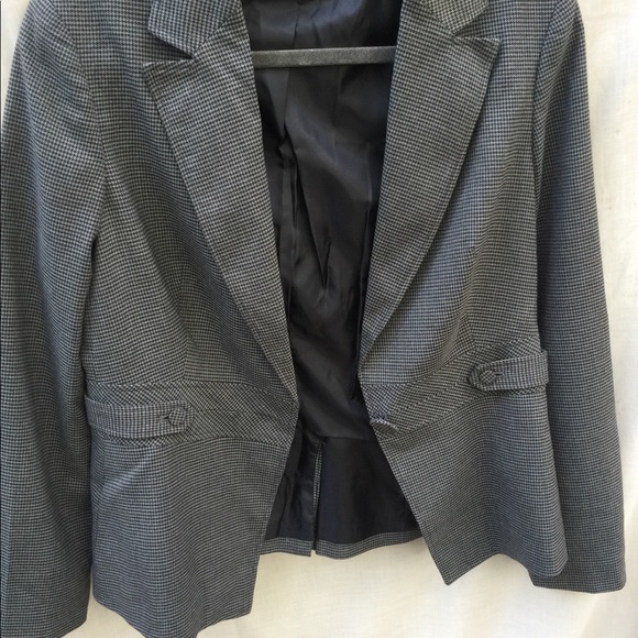 Larry Levine suit sz10 grey /black houndstooth - Picture 8 of 8